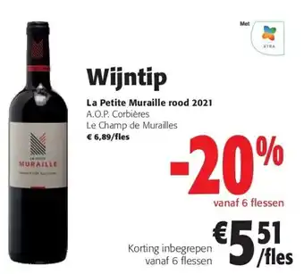 Colruyt La petite muraille rood 2021 aanbieding