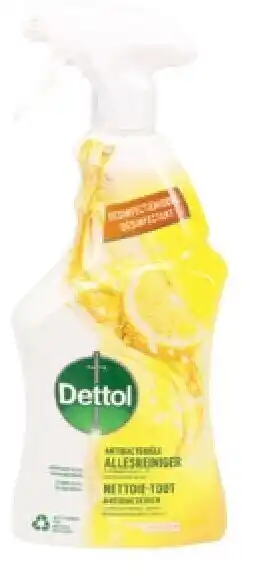 Colruyt Dettol antibacteriële allesreiniger citroen spray 750 ml aanbieding