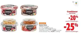 Colruyt Danone danio kers 165 g aanbieding