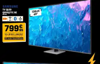Electro Depot Samsung tv qled qe65q77c be aanbieding