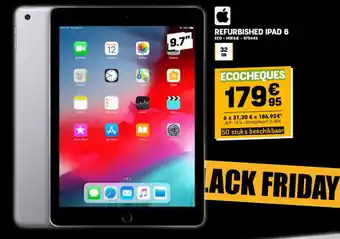 Electro Depot Refurbished ipad 6 aanbieding