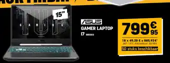 Electro Depot Asus gamer laptop i7 aanbieding