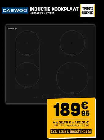 Electro Depot Inductie kookplaat aanbieding
