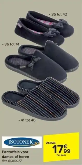 ISOTONER Pantoffels voor dames of heren