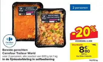 Carrefour Bereide gerechten aanbieding