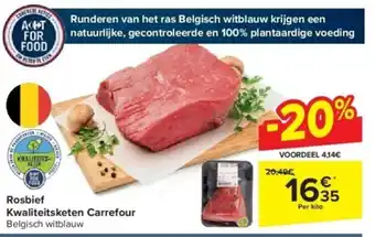 Carrefour Rosbief Kwaliteitsketen aanbieding