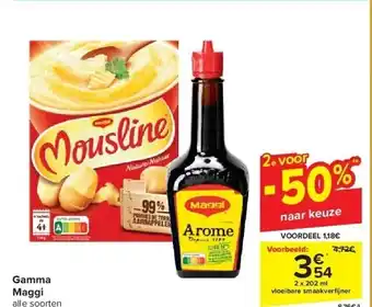 Carrefour Magga Gamma 2 x 202ml aanbieding