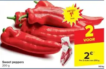 Sweet peppers 200 g
