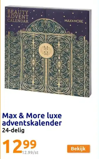 Action Max & More luxe adventskalender aanbieding