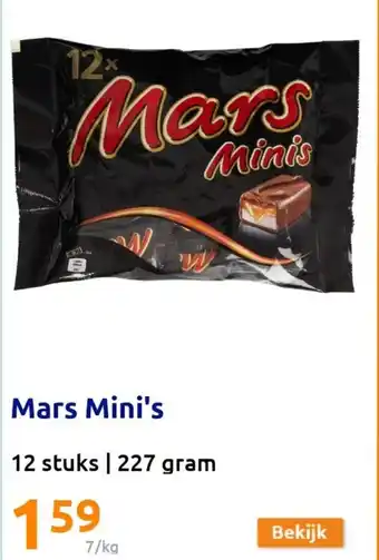 Action Mars Mini's aanbieding