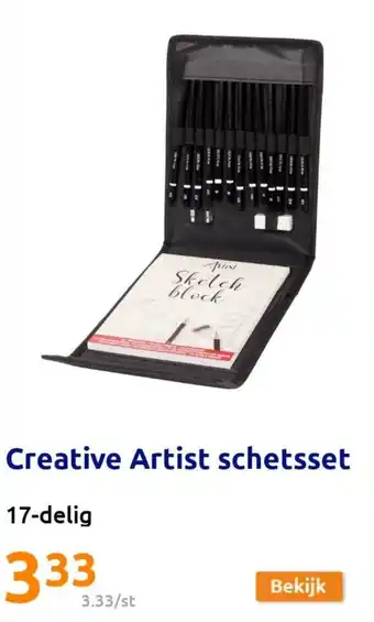 Action Creative Artist schetsset aanbieding