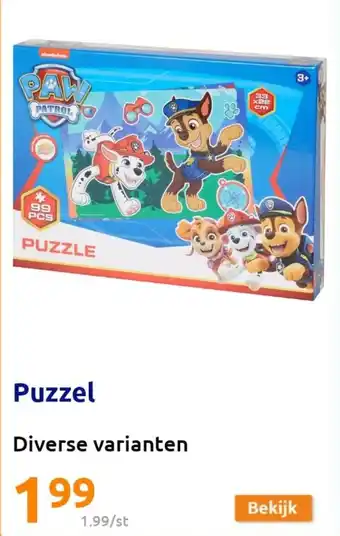 Action Puzzel aanbieding