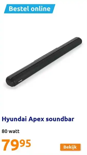Hyundai Apex soundbar