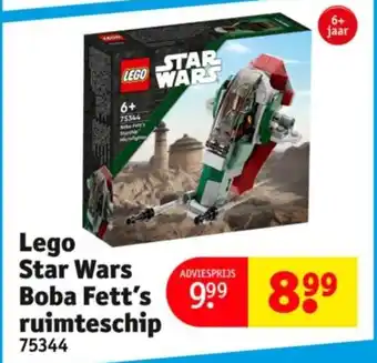 Kruidvat Lego Star Wars Boba Fett's ruimteschip aanbieding