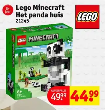 Kruidvat Lego Minecraft Het panda huis aanbieding