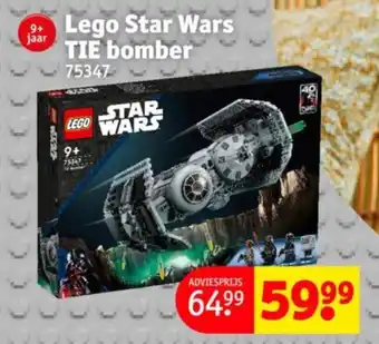 Kruidvat Lego Star Wars TIE bomber aanbieding