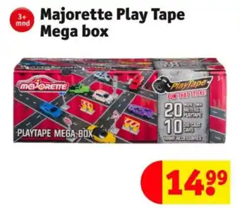 Kruidvat Majorette Play Tape Mega box aanbieding