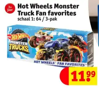 Kruidvat Hot Wheels Monster Truck Fan favorites aanbieding