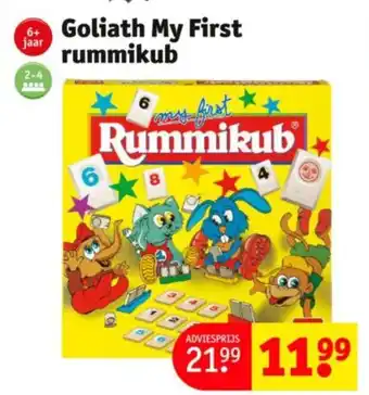 Kruidvat Goliath My First rummikub aanbieding