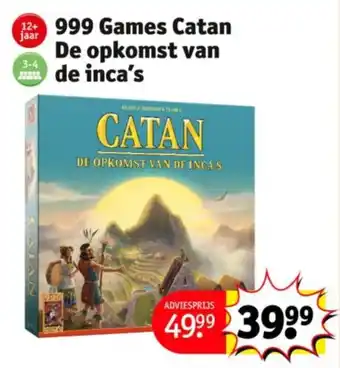 Kruidvat 999 Games Catan De opkomst van de inca's aanbieding