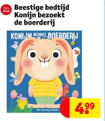 Kruidvat Beestige bedtijd Konijn bezoekt de boerderij aanbieding