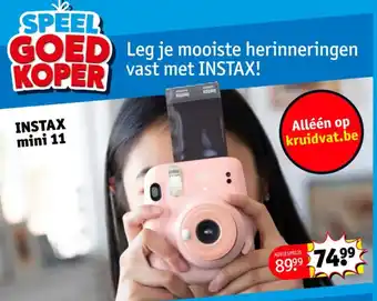 Kruidvat INSTAX mini 11 aanbieding