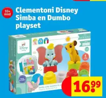 Kruidvat Clementoni Disney Simba en Dumbo playset aanbieding