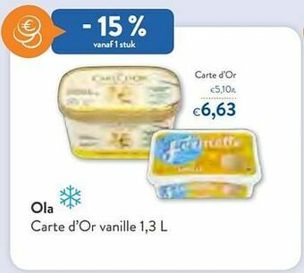 OKay Ola carte d’or vanille aanbieding