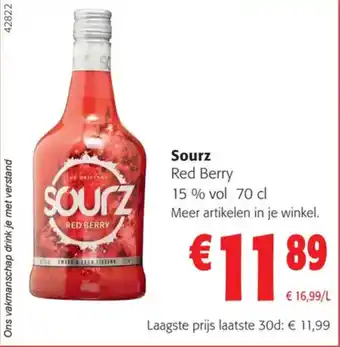 Sourz Red Berry 15 % vol 70 cl