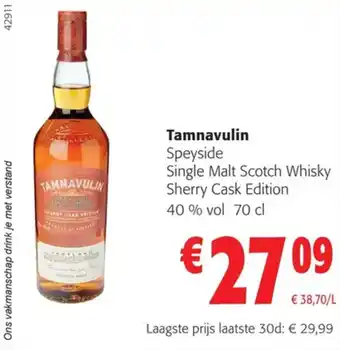 Colruyt Tamnavulin 40 % vol 70 cl aanbieding