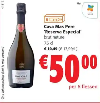 Colruyt Cava Mas Pere 'Reserva Especial' 75 cl aanbieding