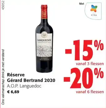 Colruyt Réserve Gérard Bertrand 2020 aanbieding