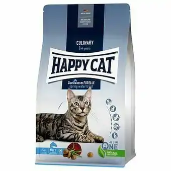 Zooplus Happy Cat Culinary Adult Quellwasser-Forelle (Forel) Kattenvoer - 10 kg aanbieding
