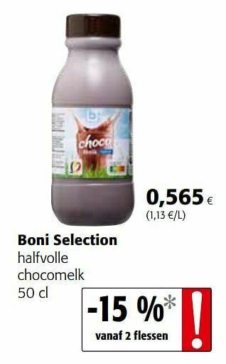Colruyt Boni selection halfvolle chocomelk aanbieding