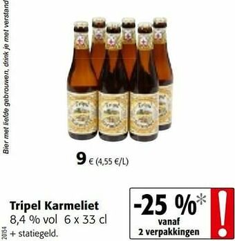 Colruyt Tripel karmeliet aanbieding