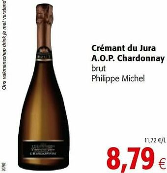 Crémant du jura a.o.p. chardonnay brut philippe michel