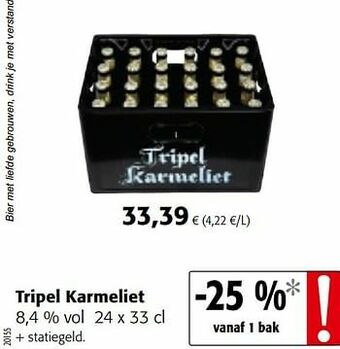 Colruyt Tripel karmeliet aanbieding