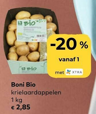 Bio Planet Boni bio krielaardappelen aanbieding