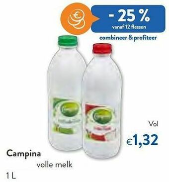 OKay Campina volle melk aanbieding