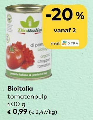 Bio Planet Bioitalia tomatenpulp aanbieding
