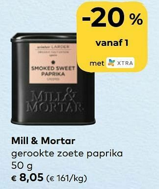 Bio Planet Mill + mortar gerookte zoete paprika aanbieding