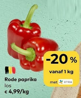 Bio Planet Rode paprika aanbieding