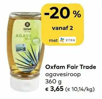 Oxfam fair trade agavesiroop