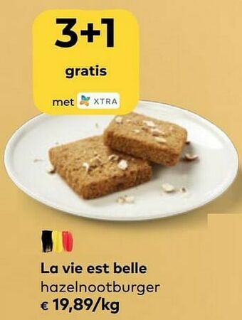 La vie est belle hazelnootburger