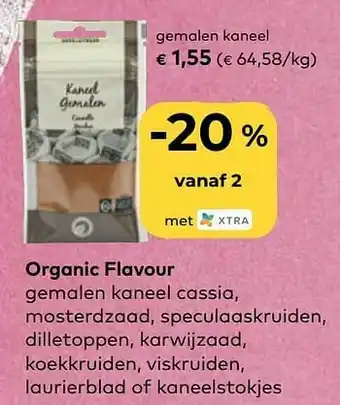 Bio Planet Organic flavour gemalen kaneel aanbieding