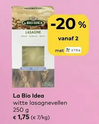 Bio Planet La bio idea witte lasagnevellen aanbieding