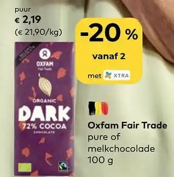 Bio Planet Oxfam fair trade pure aanbieding
