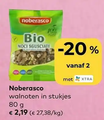 Bio Planet Noberasco walnoten in stukjes aanbieding