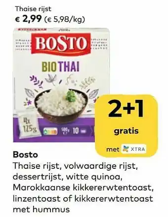 Bosto thaise rijst
