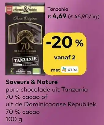 Bio Planet Saveurs + nature tanzania aanbieding
